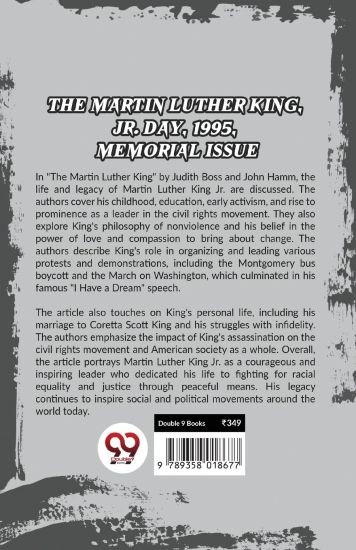 The Martin Luther King, Jr. Day, 1995, Memorial Issue