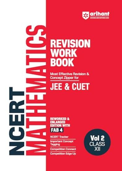 Ncert Mathematics Revision Work Book Jee & Cuet Class 12th