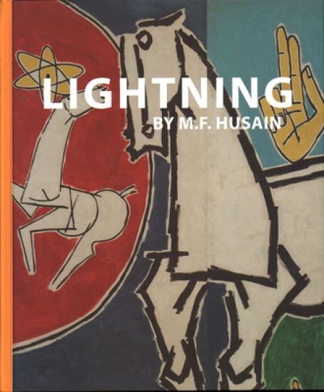 Lightning by M.F. Husain