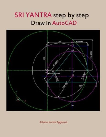 Sri Yantra step by step draw in AutoCAD