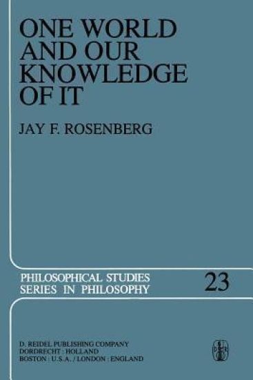 One World and Our Knowledge of It