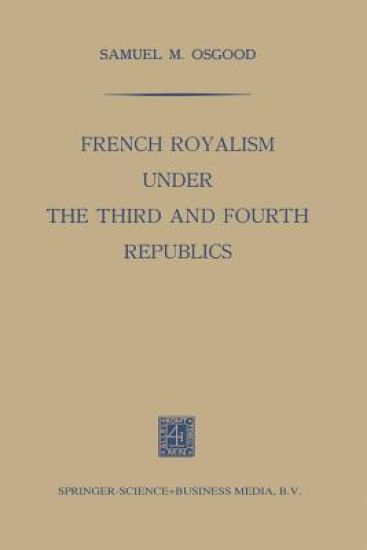 French Royalism under the Third and Fourth Republics