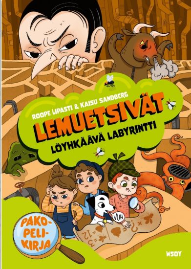 Lemuetsivät: Löyhkäävä labyrintti. Pakopelikirja
