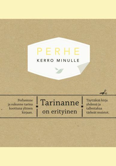 Kansikuva: Perhe. Kerro minulle