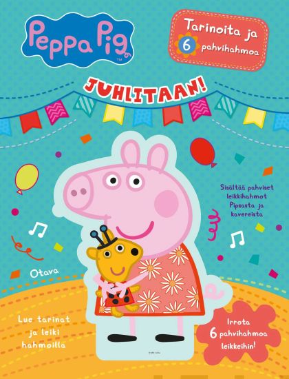Pipsa Possu - Juhlitaan! Tarinoita ja 6 pahvihahmoa
