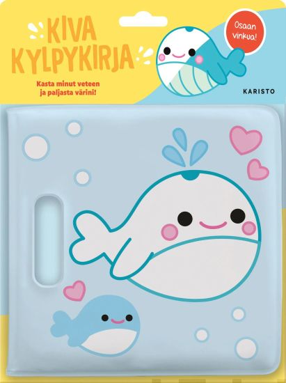 Kansikuva: Kiva kylpykirja, Valas