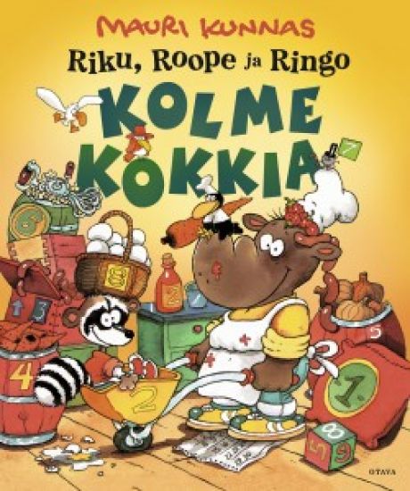 Riku, Roope ja Ringo kolme kokkia