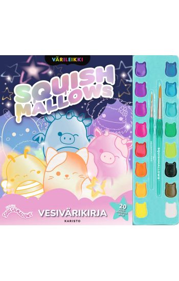 Kansikuva: Squishmallows - Vesivärikirja