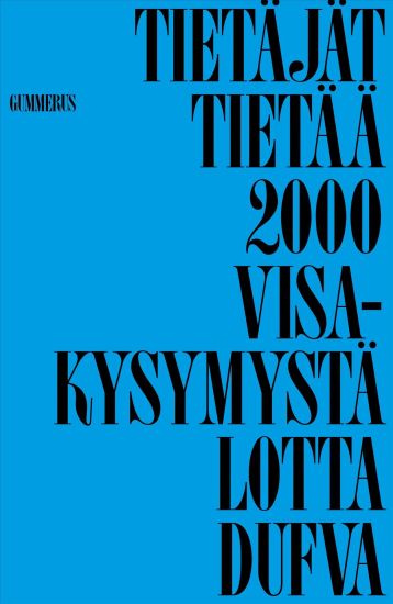 Kansikuva: Tietäjät tietää