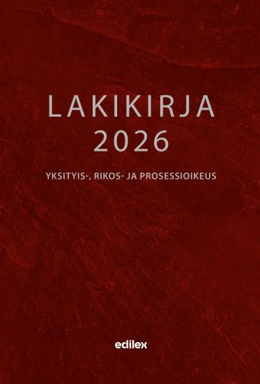 Kansikuva: Lakikirja 2026