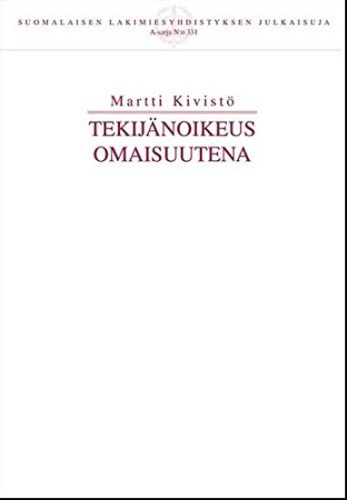 Tekijänoikeus omaisuutena