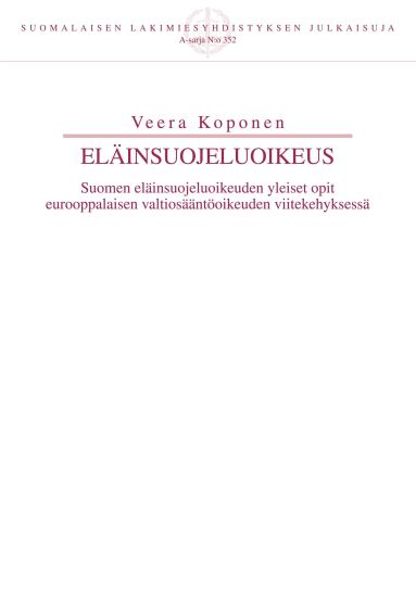 Kansikuva: Eläinsuojeluoikeus
