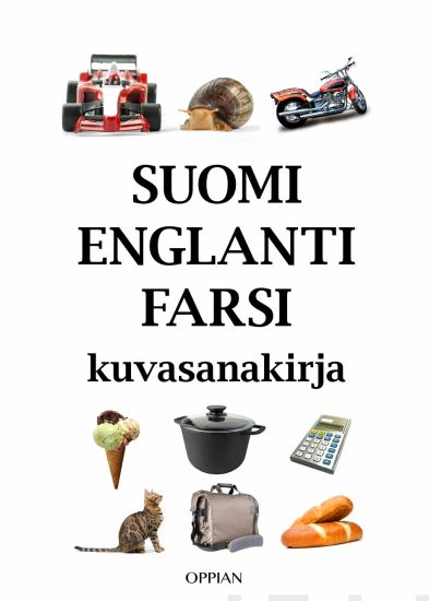 Suomi-englanti-farsi kuvasanakirja