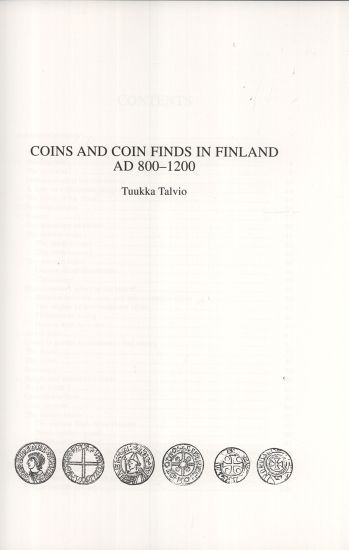 Coins and coin finds in Finland ad 800-1200