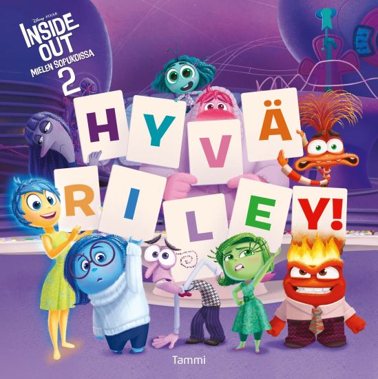 Kansikuva: Disney Pixar. Inside Out 2. Hyvä Riley!