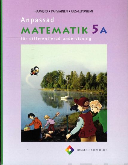 Anpassad matematik 5 A