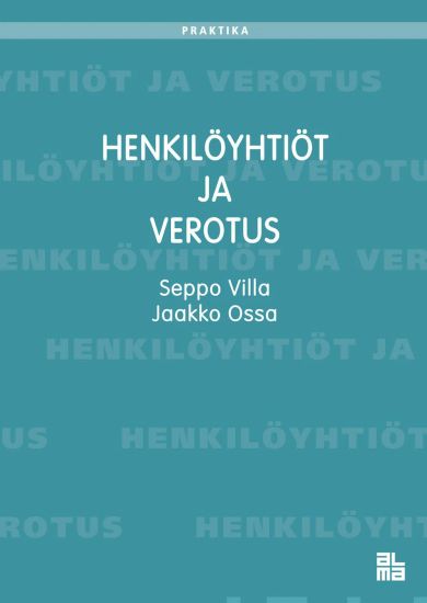 Henkilöyhtiöt ja verotus