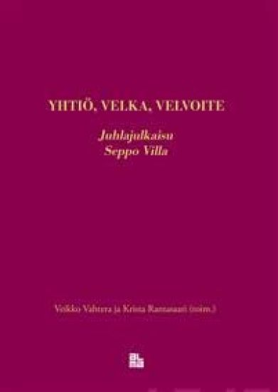 Yhtiö, velka, velvoite