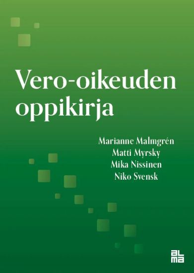 Kansikuva: Vero-oikeuden oppikirja