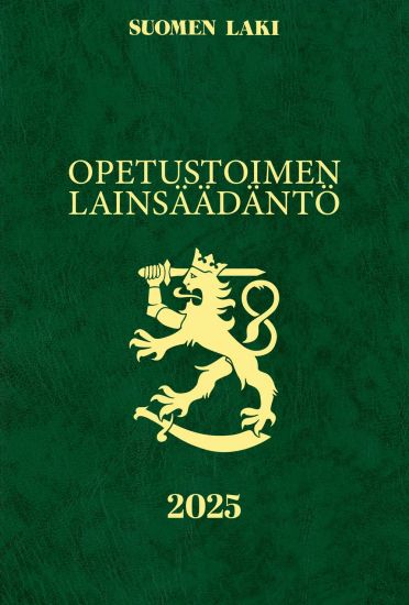 Kansikuva: Opetustoimen lainsäädäntö 2025