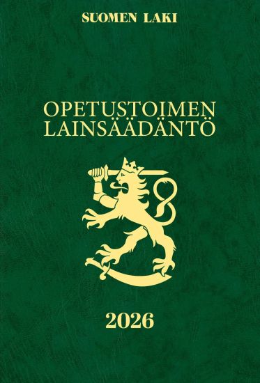 Kansikuva: Opetustoimen lainsäädäntö 2026