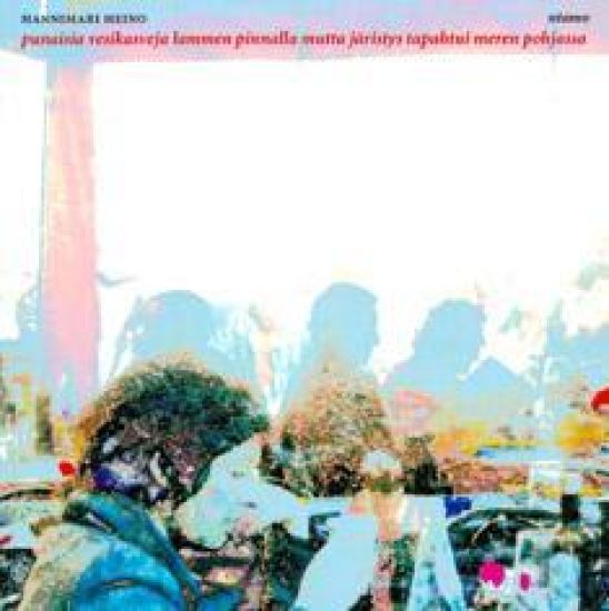 Punaisia vesikasveja lammen pinnalla mutta järistys tapahtui meren pohjassa