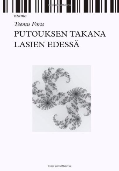 Putouksen takana lasien edessä