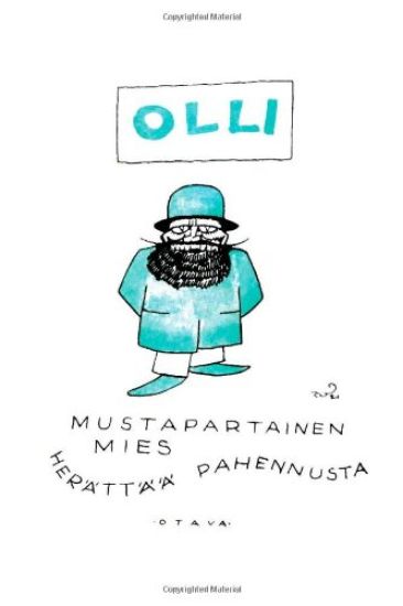 Mustapartainen mies herättää pahennusta (näköispainos)