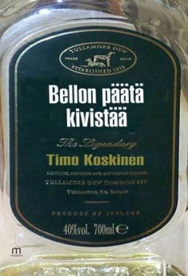 Bellon päätä kivistää