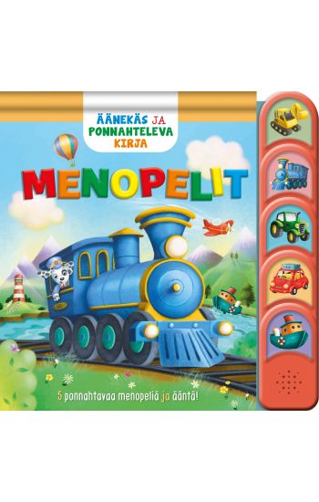Kansikuva: Menopelit - Äänekäs ja Ponnahteleva kirja