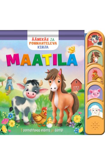 Kansikuva: Maatila - Äänekäs ja Ponnahteleva kirja