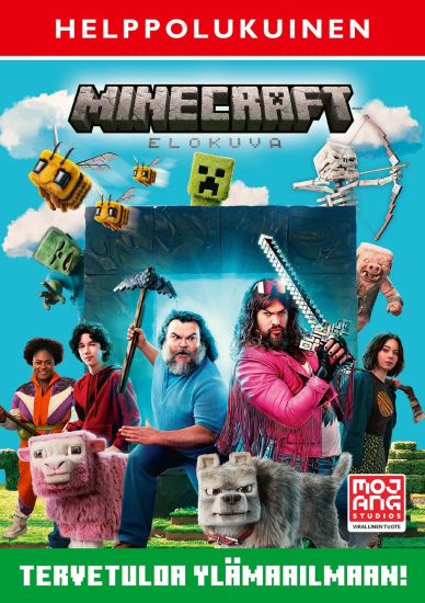 Kansikuva: Minecraft-elokuva - Tervetuloa ylämaailmaan! Helppolukuinen