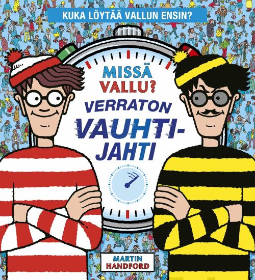 Missä Vallu? Verraton vauhtijahti - Martin Handford kirjan kansi