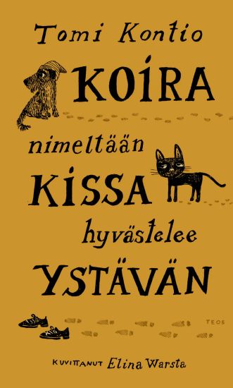 Koira nimeltään Kissa hyvästelee ystävän
