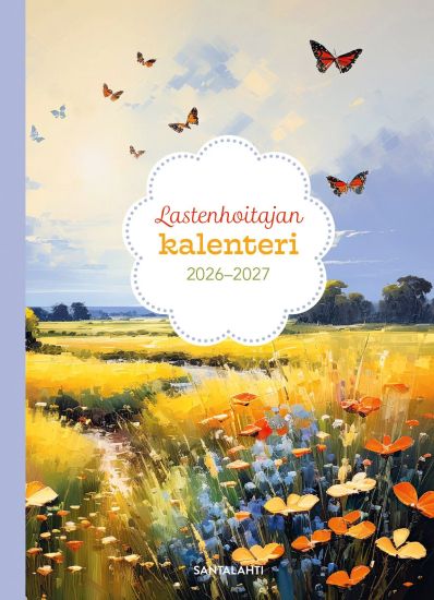 Kansikuva: Lastenhoitajan kalenteri 2026-2027
