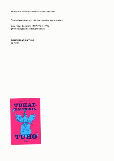 Kansikuva: Tuhatkaunokin tuho