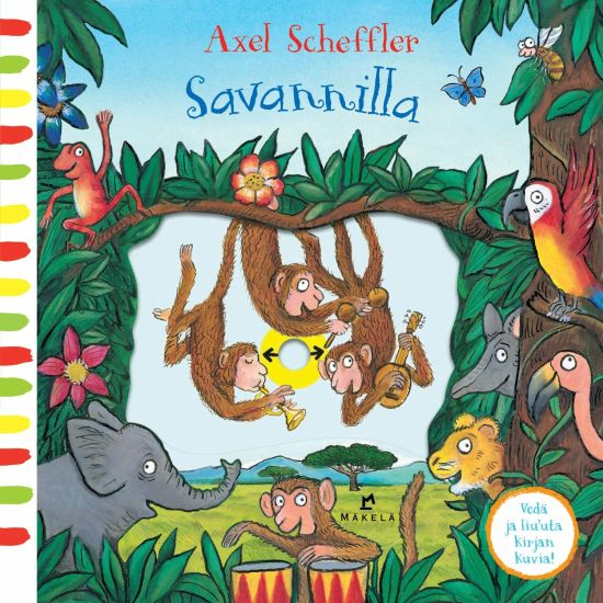 Kansikuva: Savannilla-vetoluukkukirja