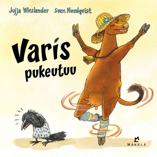 Varis pukeutuu