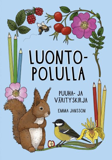 Luontopolulla - Puuha- ja värityskirja
