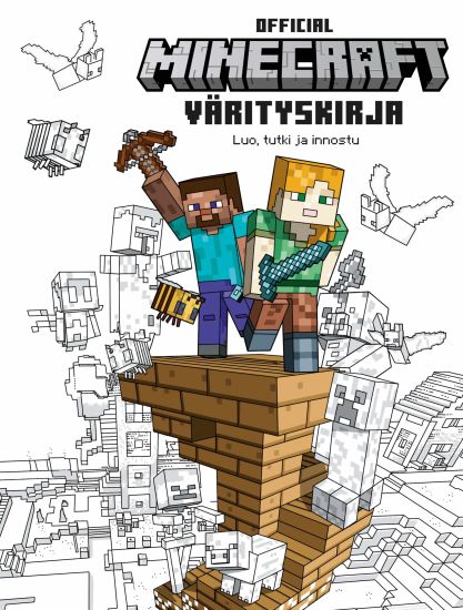 Kansikuva: Minecraft - Värityskirja - Official