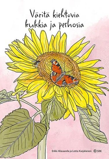 Väritä kiehtovia kukkia ja perhosia