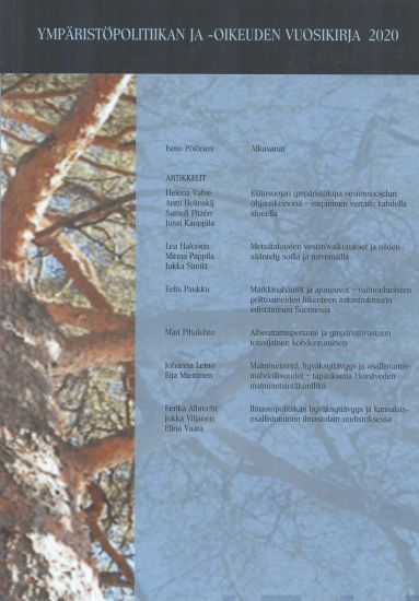 Ympäristöpolitiikan ja -oikeuden vuosikirja