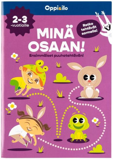 Minä osaan! -puuhakirja 2-3 v