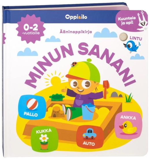 Kansikuva: Minun sanani -ääninappikirja 0-2 v