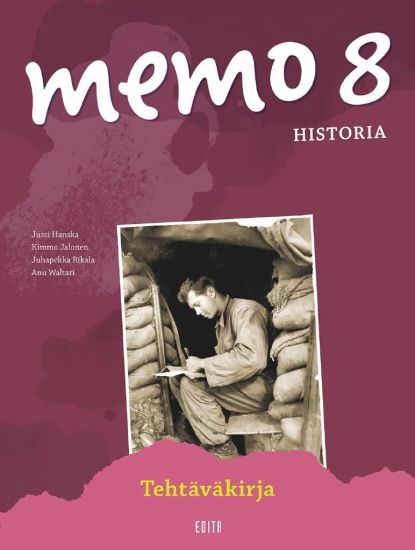Kansikuva: Memo 8 Historia Tehtäväkirja