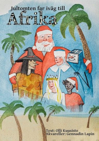 Jultomten far iväg till Afrika