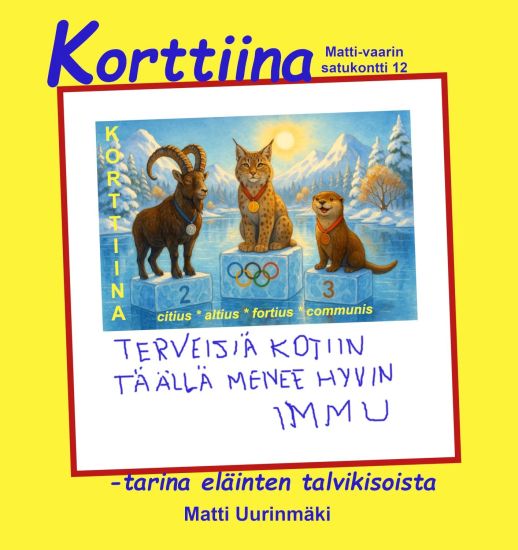Korttiina -tarina eläinten talvikisoista