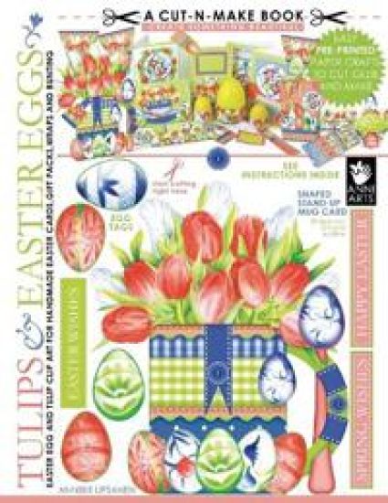 Tulips and Easter Eggs Cut-n-Make Book