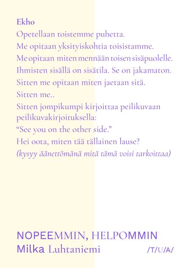 Kansikuva: Nopeemmin, helpommin