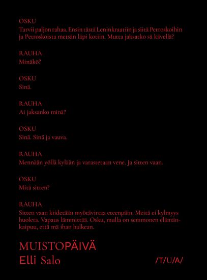 Kansikuva: Muistopäivä